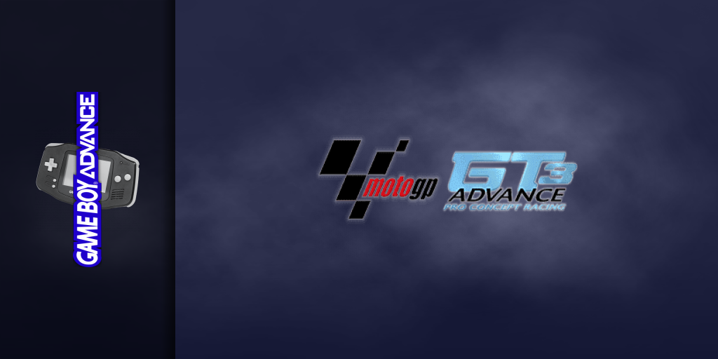2 Games In 1 - Moto Gp + Gt Advance 3 - Pro Concept Racing — screenmarquee (WOR)