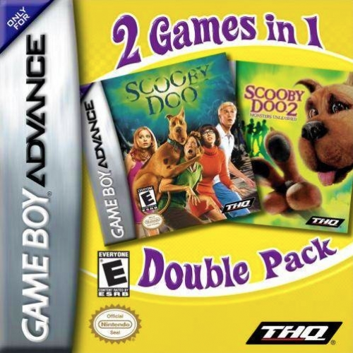 2 Games in 1 Double Pack - Scooby-Doo + Scooby-Doo 2 - Monsters Unleashed box art