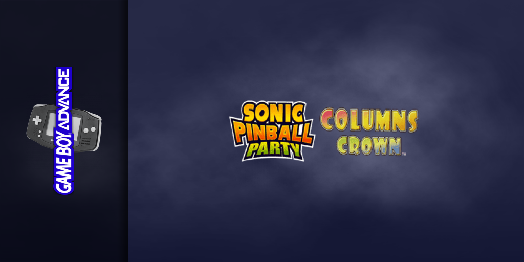 2 Games In 1 - Sonic Pinball Party + Columns Crown — screenmarquee (WOR)
