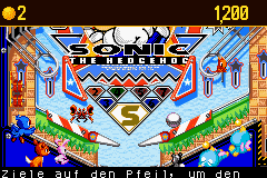 2 Games In 1 - Sonic Pinball Party + Columns Crown — ss (WOR)