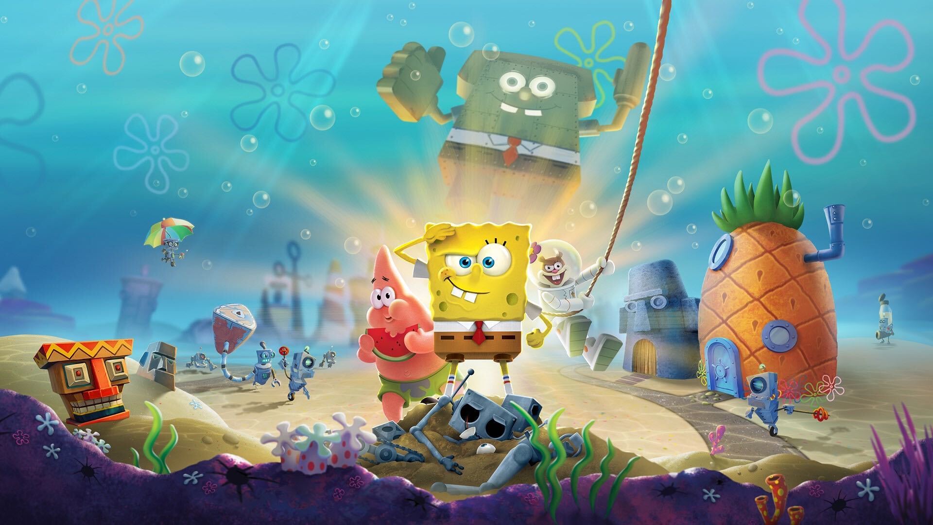 2 Games In 1 - Spongebob Squarepants - Battle For Bikini Bottom + Jimmy Neutron Boy Genius — fanart