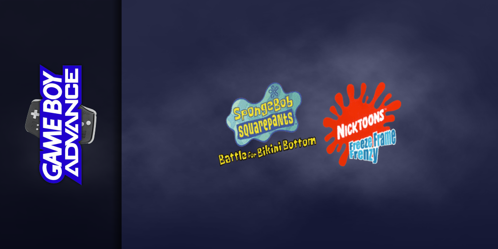 2 Games In 1 - Spongebob Squarepants - Battle For Bikini Bottom + Nicktoons - Freeze Frame Frenzy — screenmarquee (WOR)