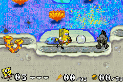 2 Games In 1 - Spongebob Squarepants - Battle For Bikini Bottom + The Fairly Oddparents! - Breakin' Da Rules — ss (WOR)