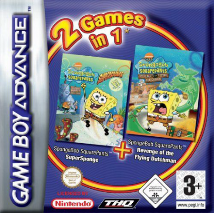 2 Games in 1 : SpongeBob SquarePants, Revenge of t — box-2D (EU)