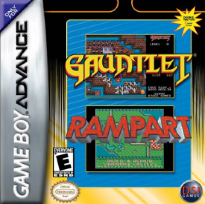 2 Games in One! : Gauntlet + Rampart box art
