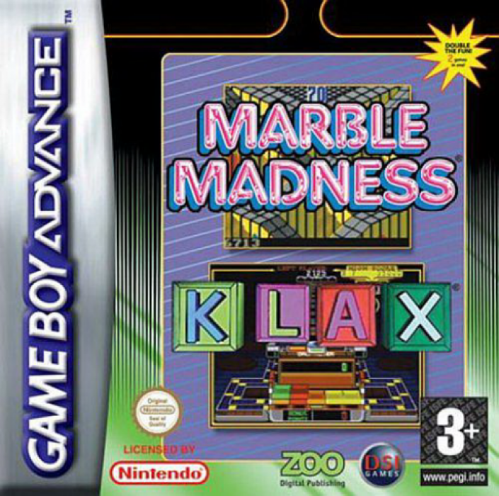 Marble Madness / Klax — box-2D (EU)