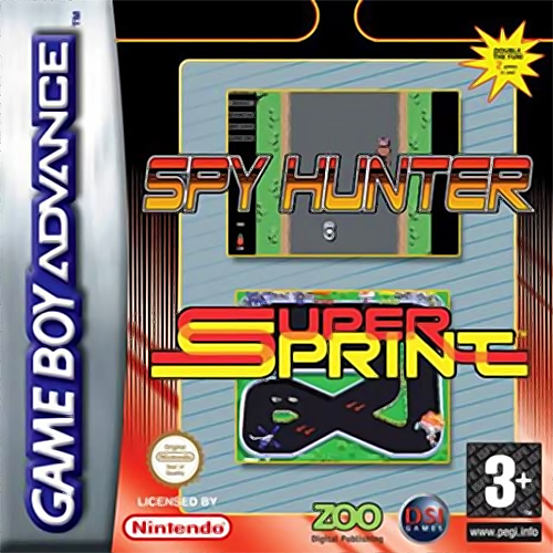 2 Games in One! : Spy Hunter + Super Sprint — box-2D (EU)