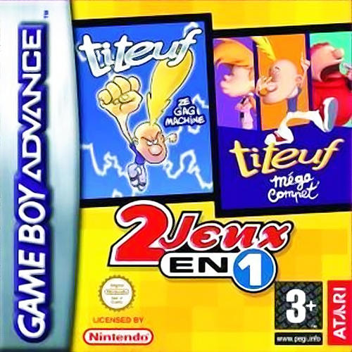 2 Jeux En 1 - Titeuf - Ze Gagmachine + Titeuf - Mega Compet box art