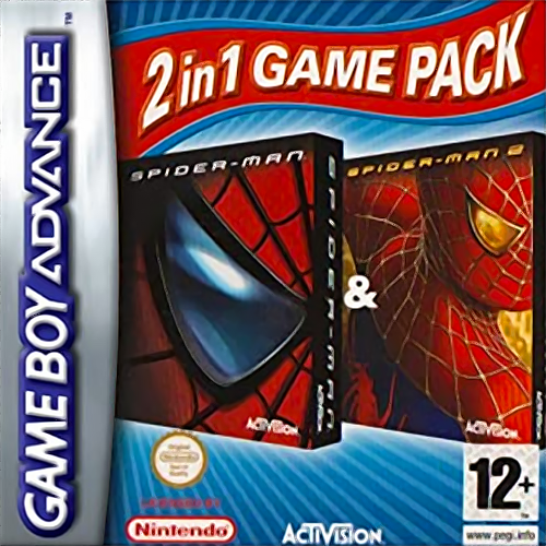 2 In 1 Game Pack - Spider-man + Spider-man 2 — box-2D (EU)