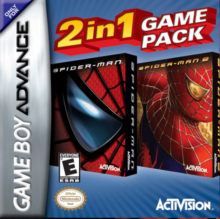 2 In 1 Game Pack - Spider-man + Spider-man 2 box art