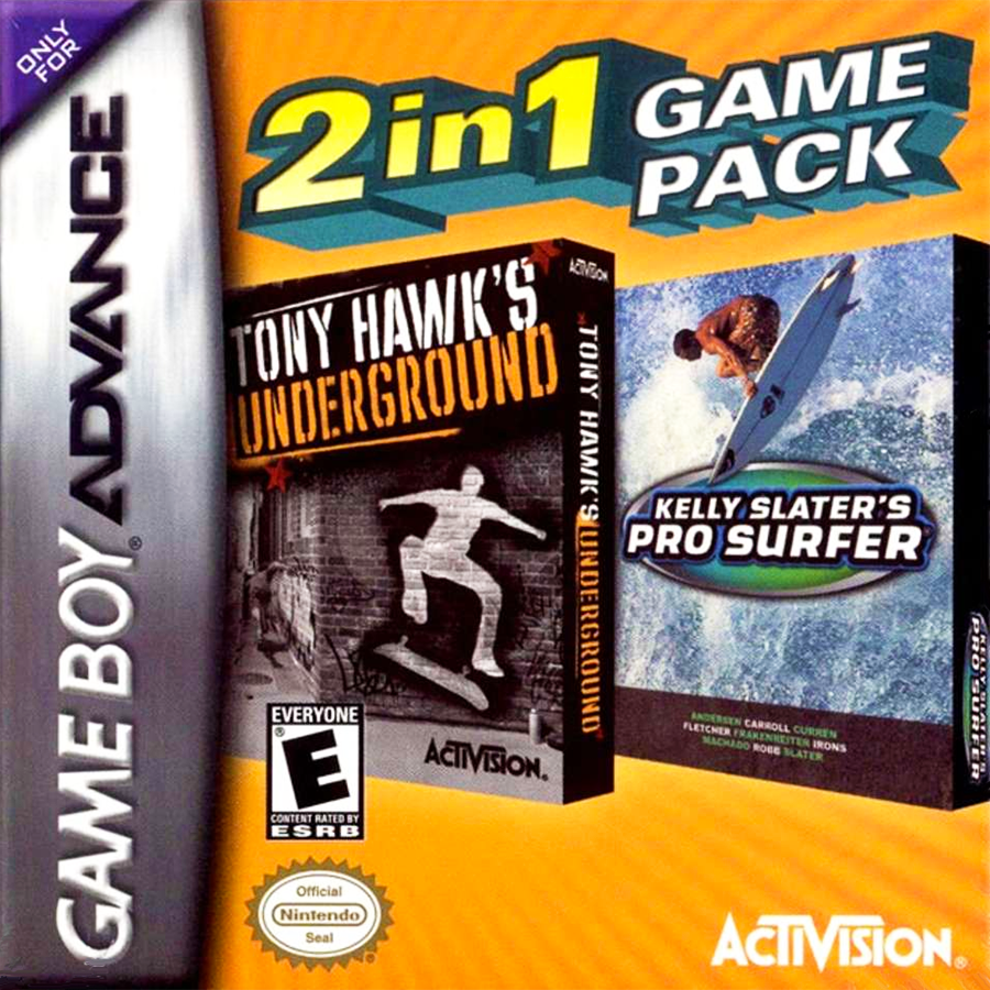2 in 1 Game Pack : Tony Hawk's Underground + Kelly box art