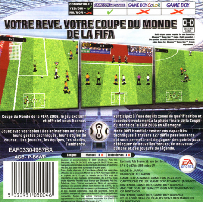 Fifa World Cup - Germany 2006 — box-2D-back (FR)