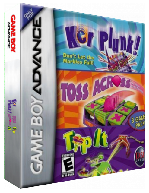3 Game Pack! - Ker Plunk! + Toss Across + Tip It — box-3D (US)