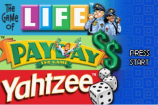 3 Game Pack! - The Game Of Life + Payday + Yahtzee — sstitle (WOR)
