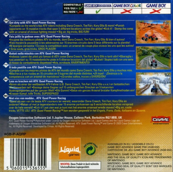 Atv Quad Power Racing — box-2D-back (EU)