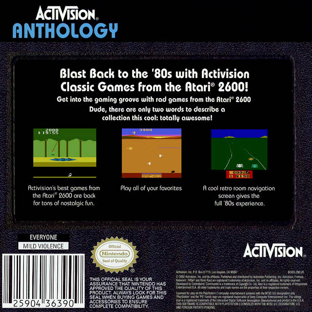 Activision Anthology — box-2D-back (US)