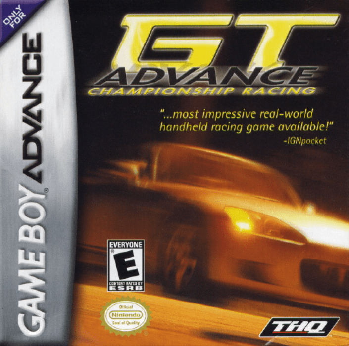 Gt Advance Championship Racing box art