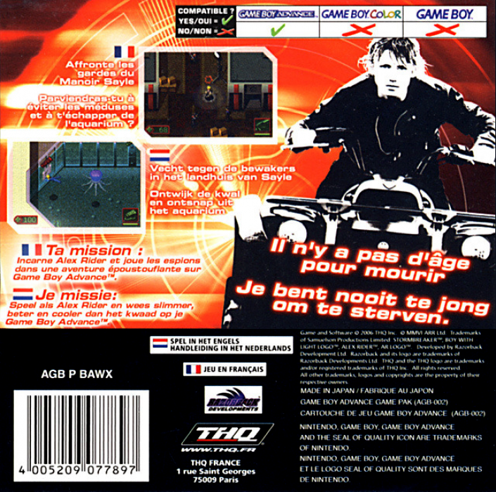Alex Rider - Stormbreaker — box-2D-back (FR)