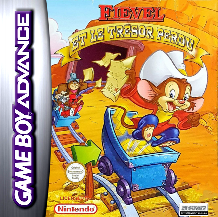 An American Tail - Fievel's Gold Rush — box-2D (FR)