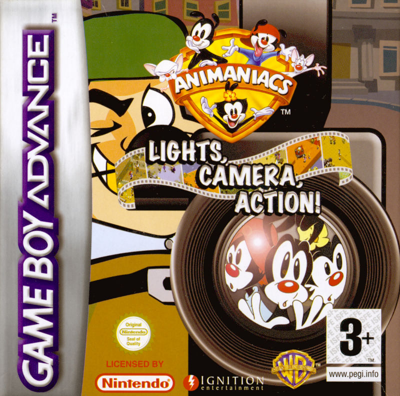 Animaniacs - Lights Camera Action ! box art
