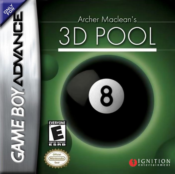 Archer Maclean's 3d Pool box art