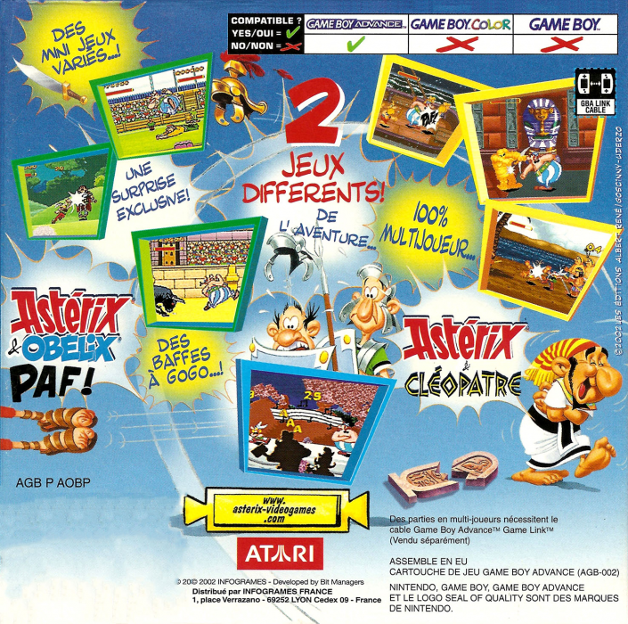 Asterix & Obelix - Bash Them All! — box-2D-back (FR)