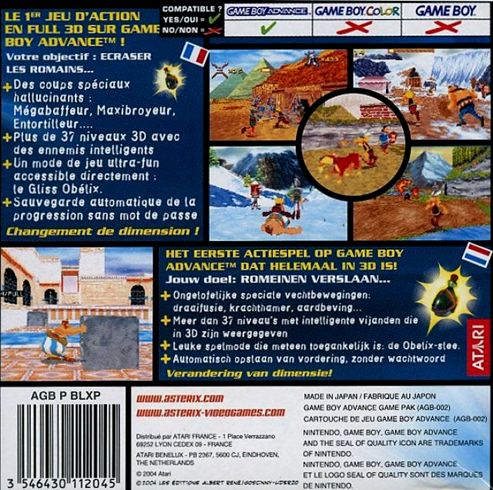 Astérix And Obélix Xxl — box-2D-back (FR)