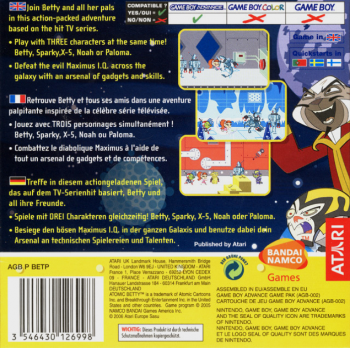 Atomic Betty — box-2D-back (EU)
