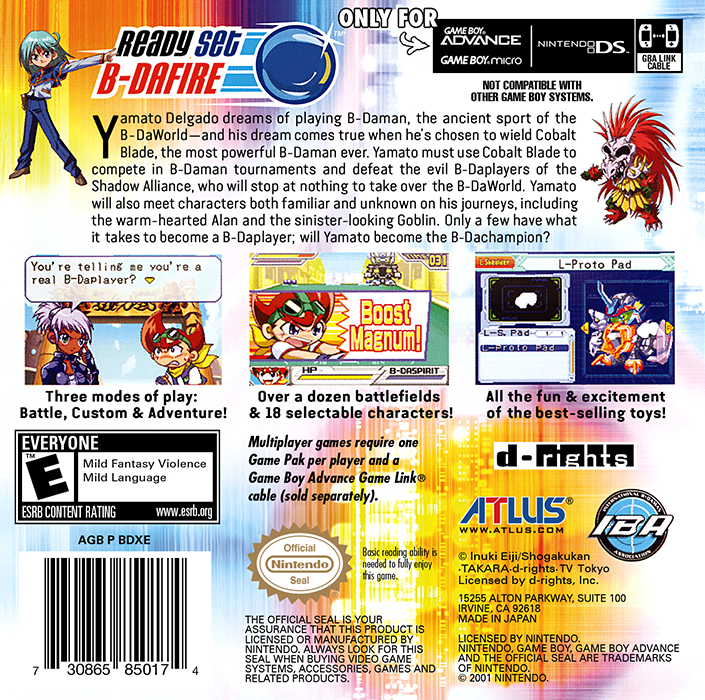 Battle B-daman — box-2D-back (US)