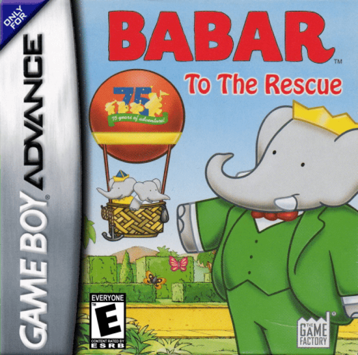 Babar - To the Rescue box art