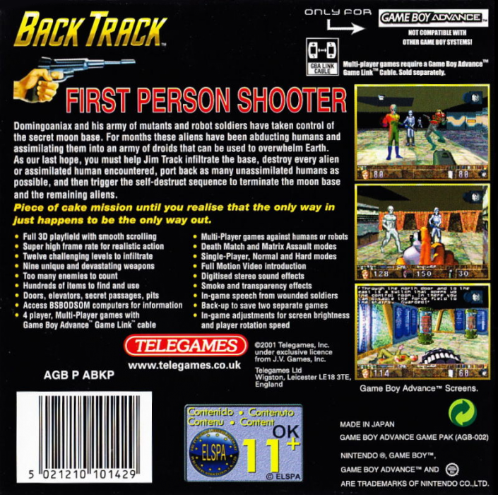Back Track — box-2D-back (EU)
