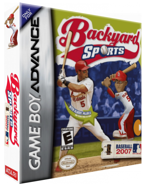 Backyard Baseball 2007 — box-3D (US)