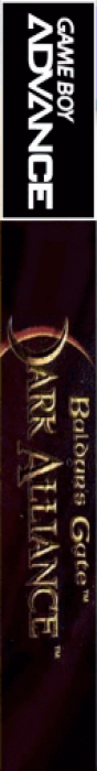 Baldur's Gate - Dark Alliance — box-2D-side (US)