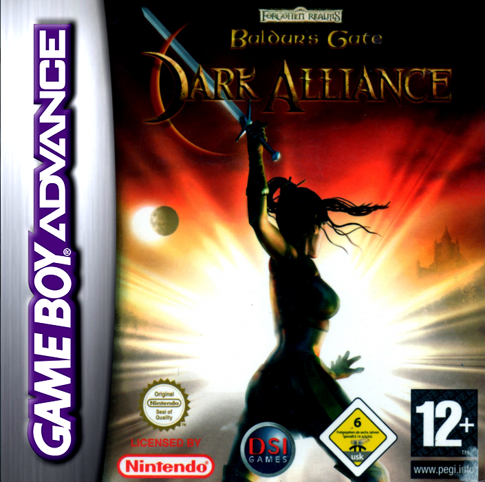 Baldur's Gate - Dark Alliance — box-2D (EU)