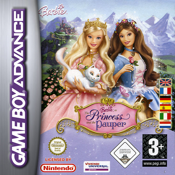 Barbie As The Princess And The Pauper — box-2D (EU)