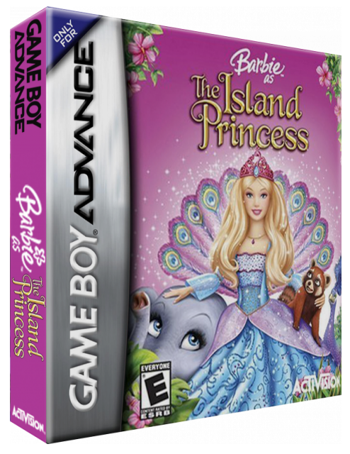 Barbie as The Island Princess — box-3D (US)
