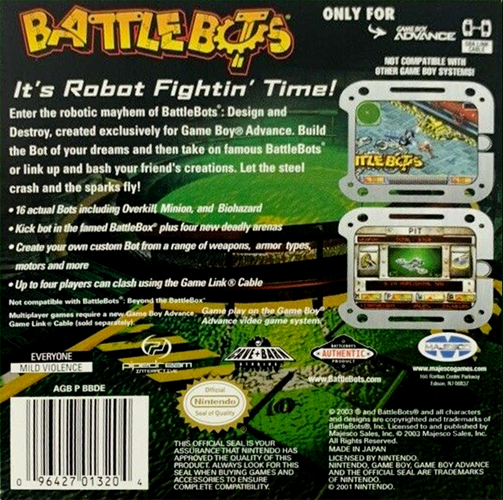 Battlebots - Design And Destroy — box-2D-back (US)