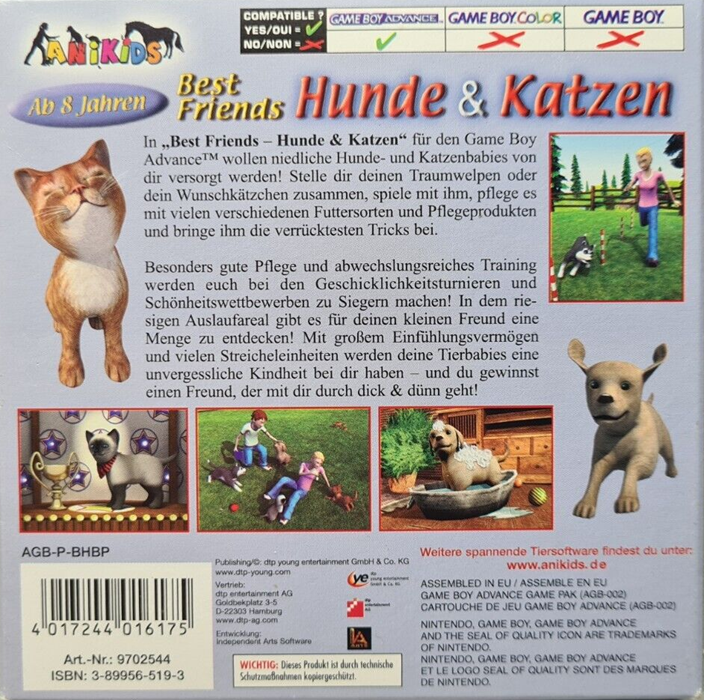 Paws And Claws - Best Friends - Dogs And Cats — box-2D-back (DE)