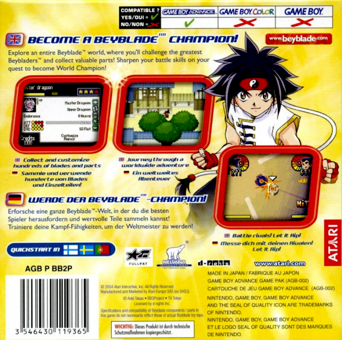 Beyblade - Grevolution — box-2D-back (EU)