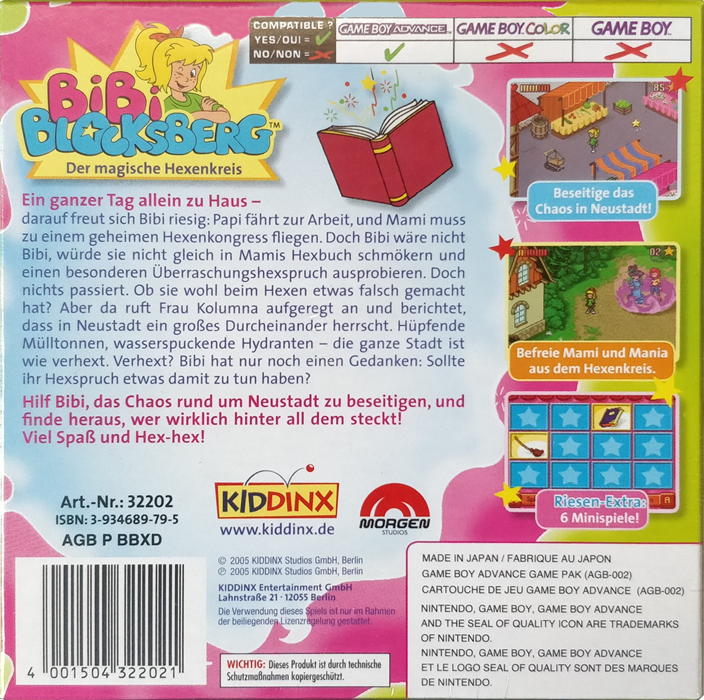 Bibi Blocksberg - Der Magische Hexenkreis — box-2D-back (DE)
