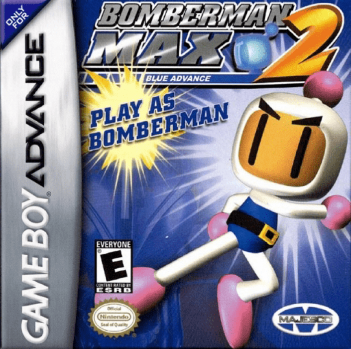 Bomberman Max 2 - Blue Advance box art