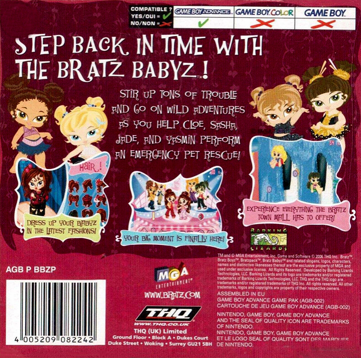 Bratz - Babyz — box-2D-back (EU)