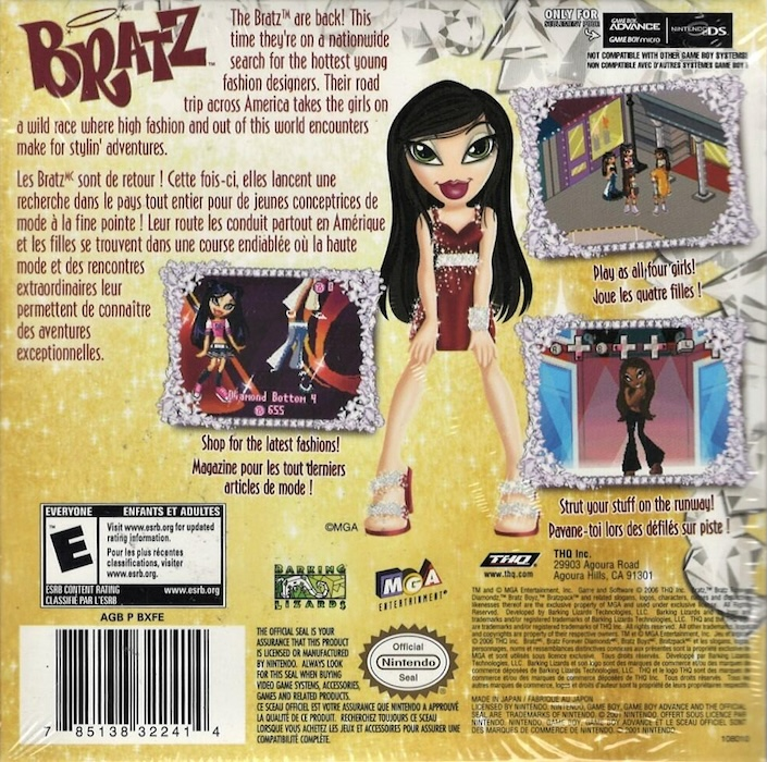 Bratz - Forever Diamondz — box-2D-back (US)