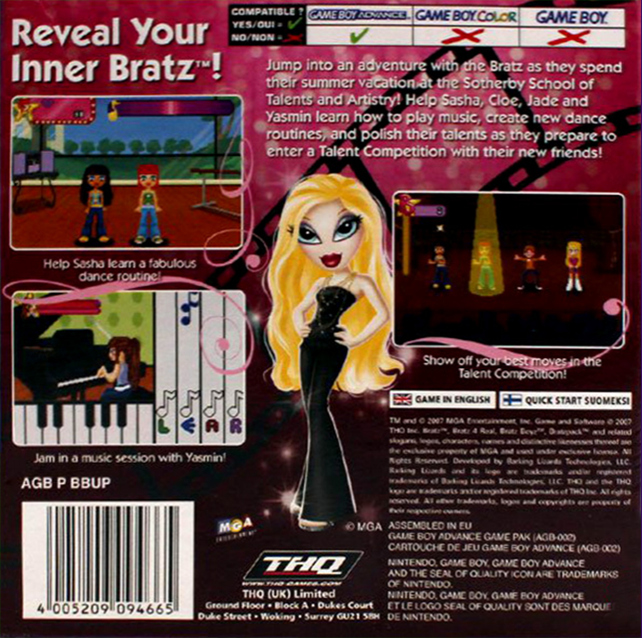 Bratz - The Movie — box-2D-back (EU)