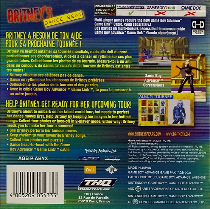 Britney's Dance Beat — box-2D-back (EU)