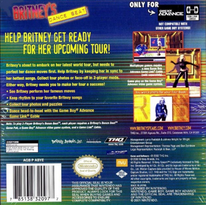 Britney's Dance Beat — box-2D-back (US)