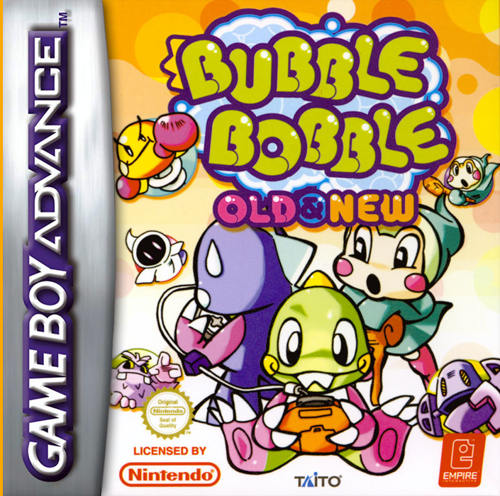 Bubble Bobble - Old And New — box-2D (EU)