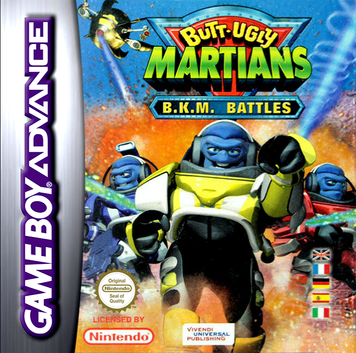 Butt-ugly Martians - B.k.m. Battles — box-2D (EU)