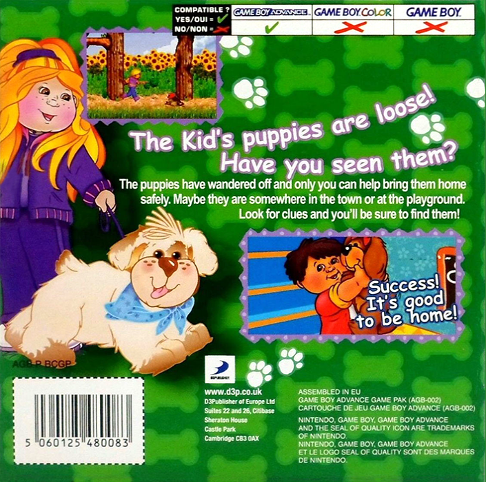 Cabbage Patch Kids - The Patch Puppy Rescue — box-2D-back (EU)