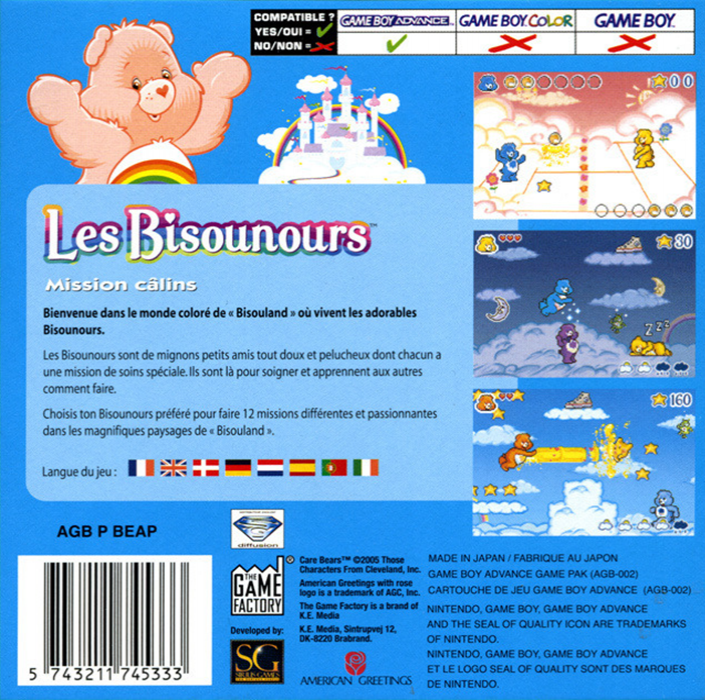 Care Bears - The Care Quests — box-2D-back (FR)